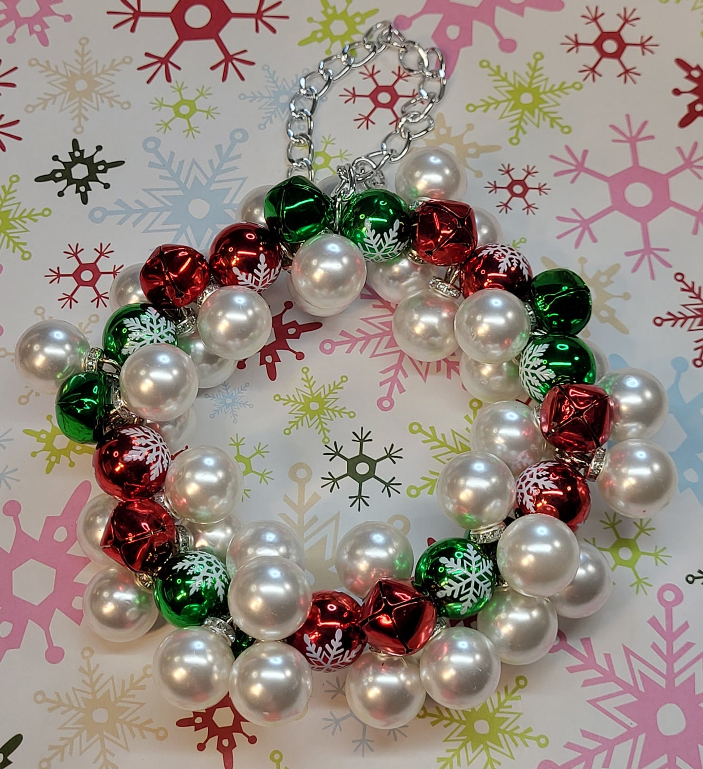 🎄Large Pearl Beaded Christmas Ornaments | Elegant Handmade Holiday Decorations | Luxury Wire-Made Christmas Tree Ornament