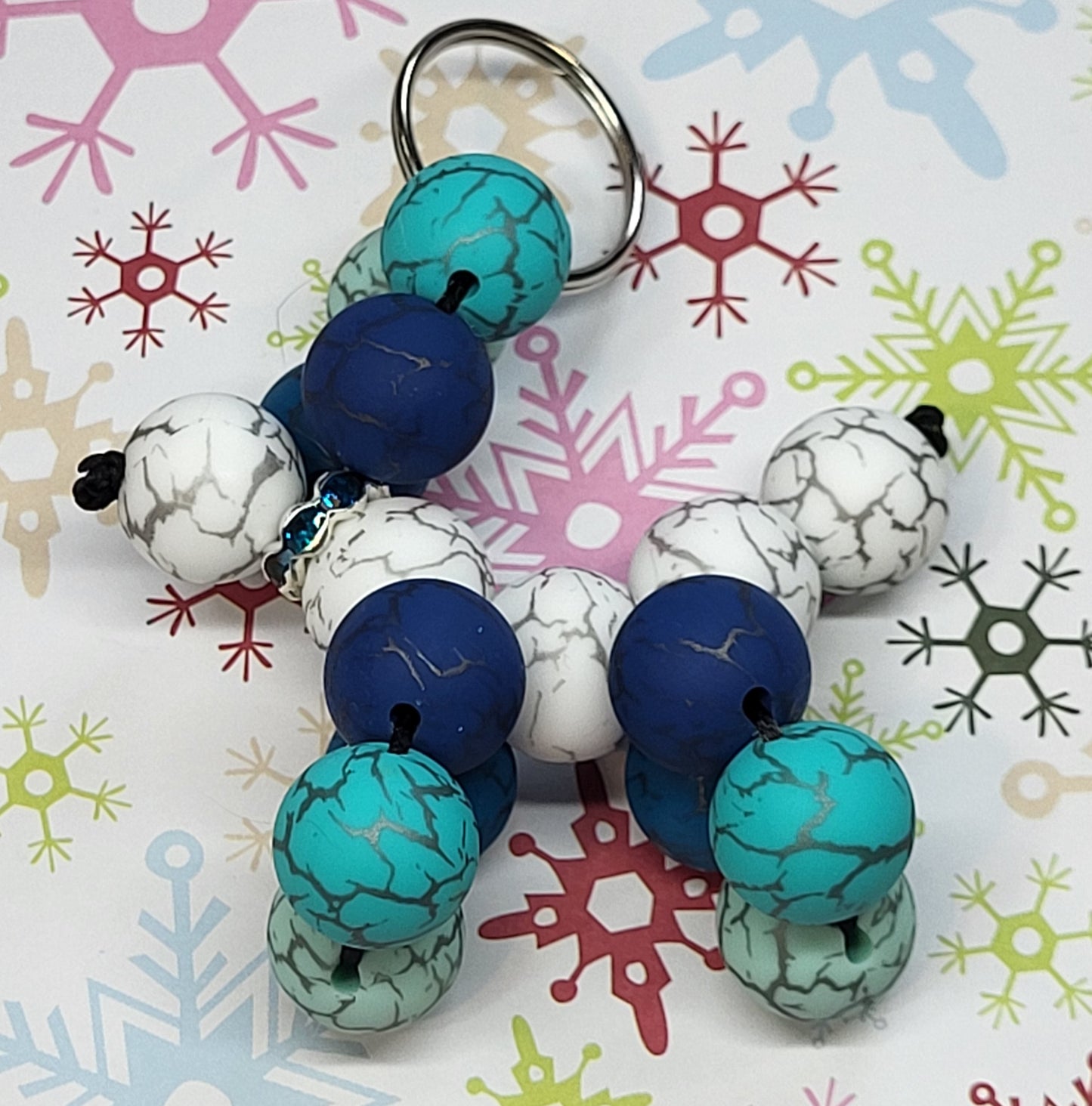 π Balloon Dog Keychain β Silicone Bead Accessory
