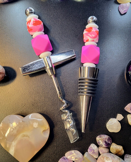 Corkscrew & Wine Stopper Set