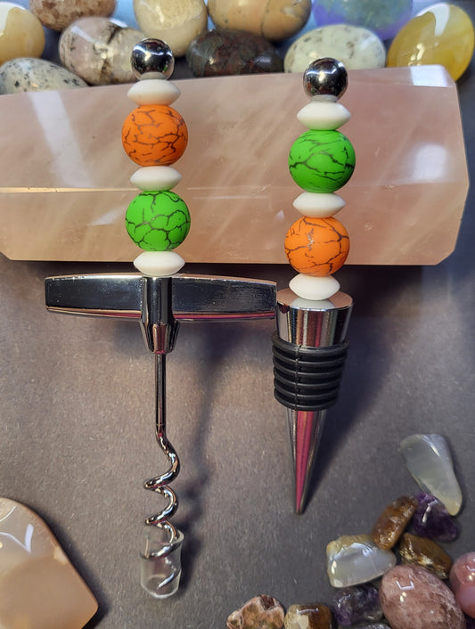 Corkscrew & Wine Stopper Set