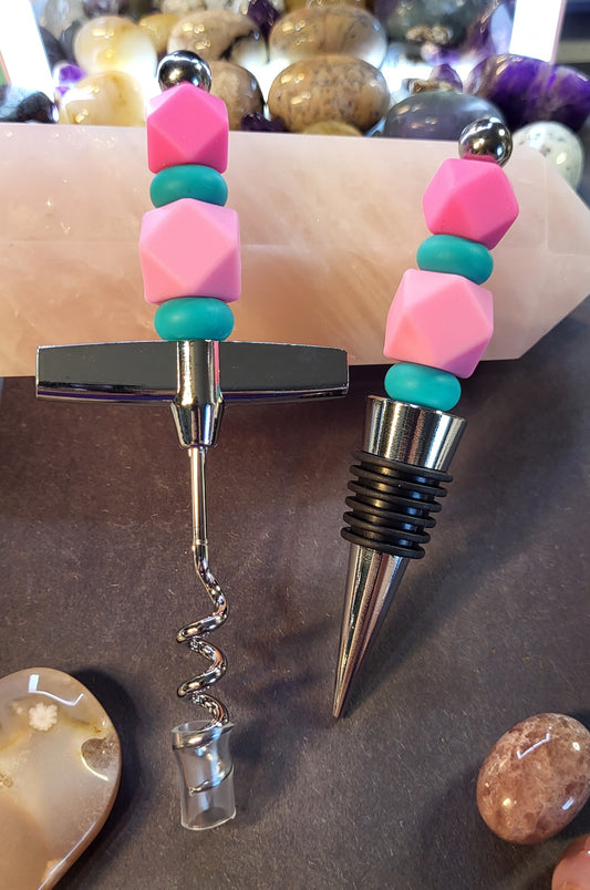 Corkscrew & Wine Stopper Set