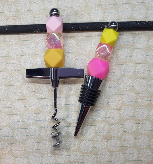 Corkscrew & Wine Stopper Set