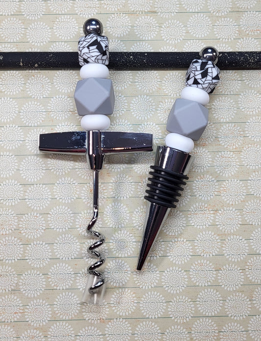 Corkscrew & Wine Stopper Set
