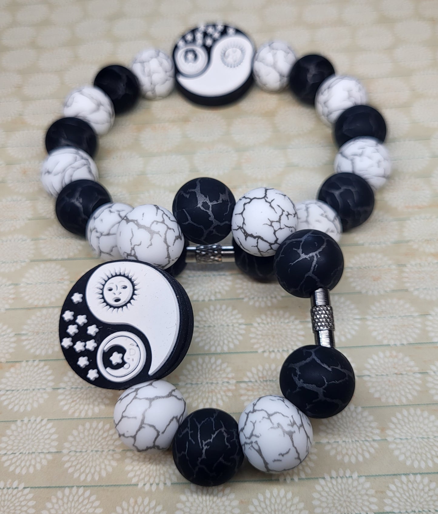 Custom Beaded Bag & Cup Charm Sets