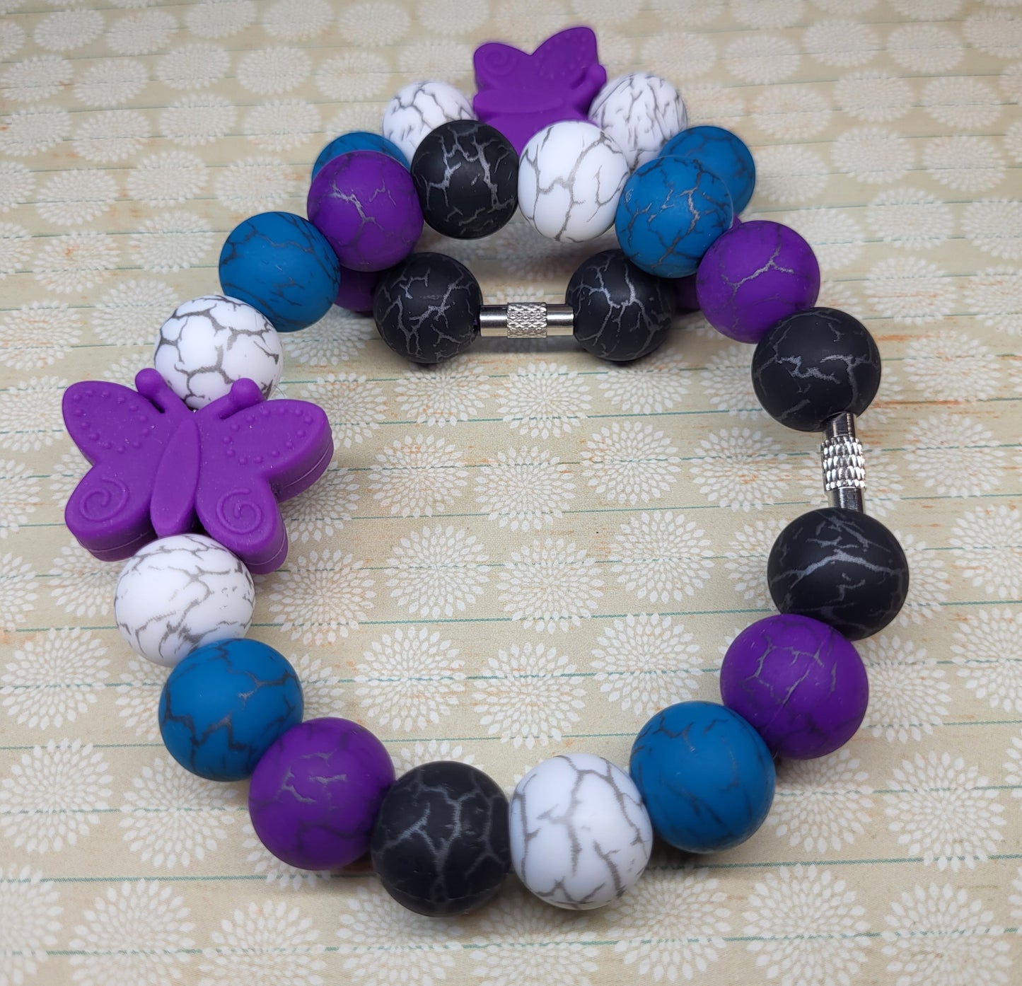 Custom Beaded Bag & Cup Charm Sets