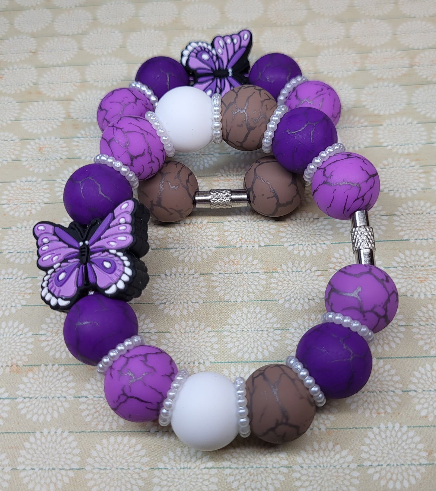 Custom Beaded Bag & Cup Charm Sets