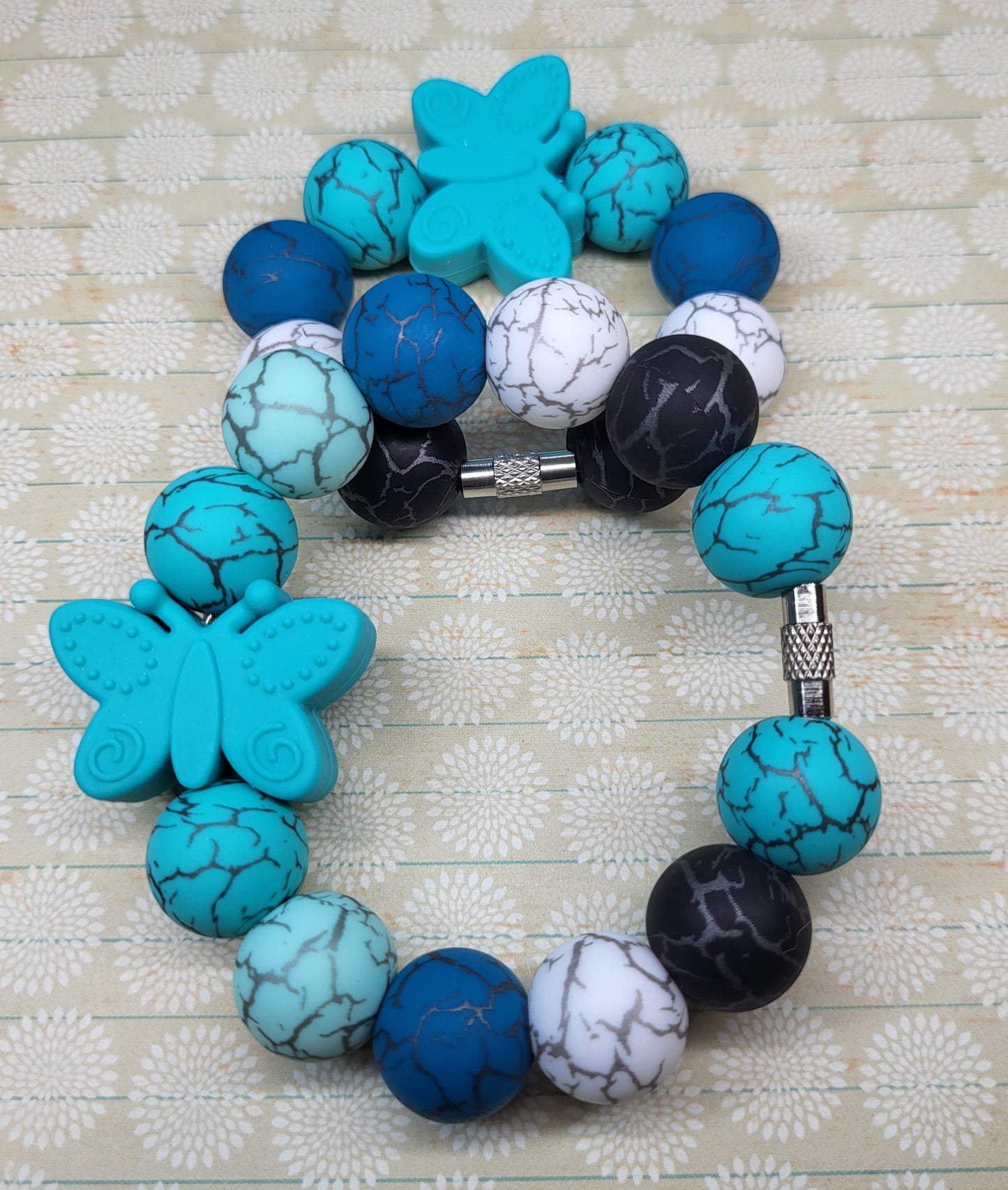 Custom Beaded Bag & Cup Charm Sets