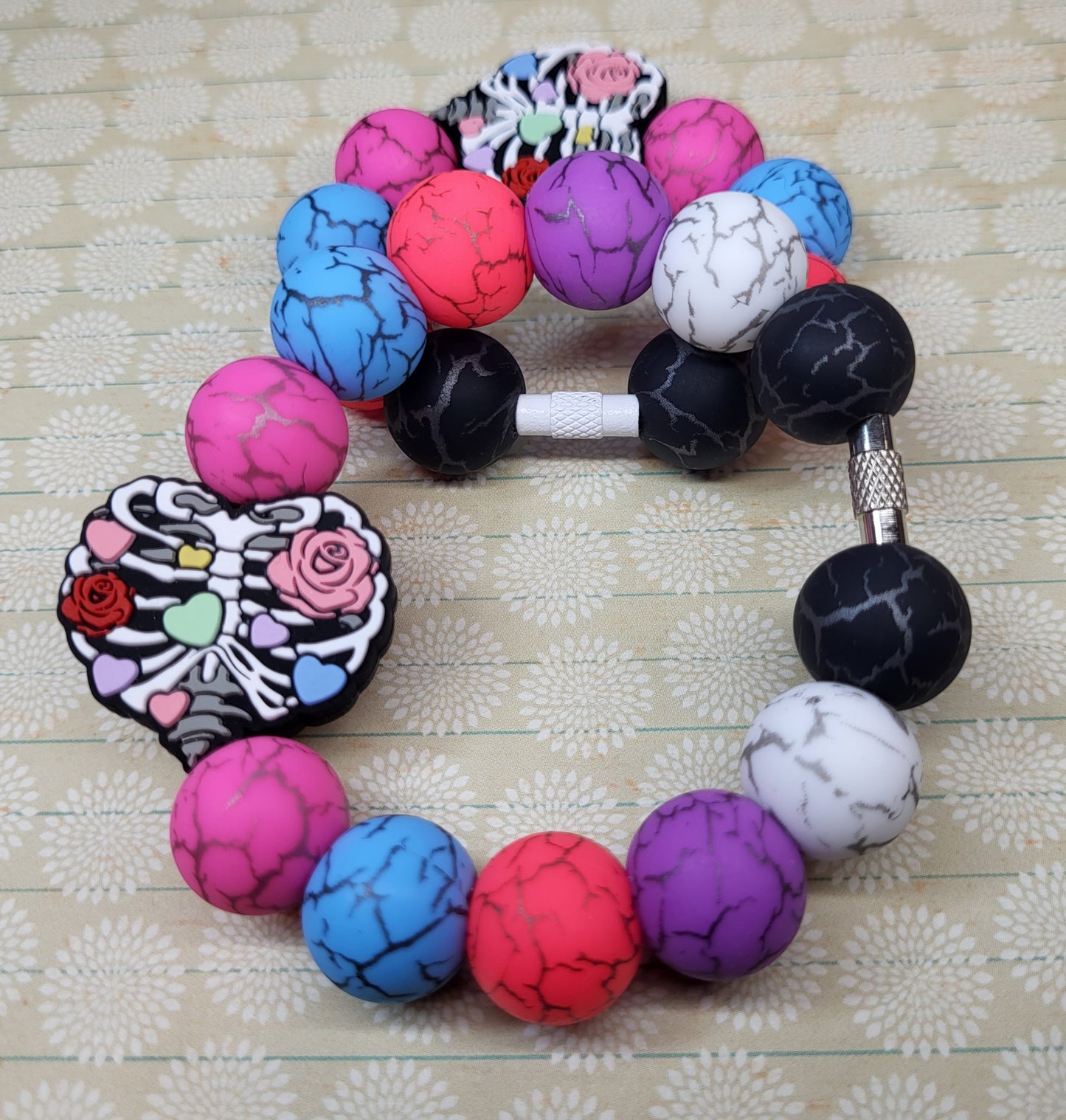 Custom Beaded Bag & Cup Charm Sets
