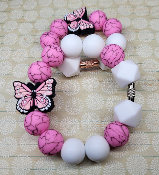 Custom Beaded Bag & Cup Charm Sets