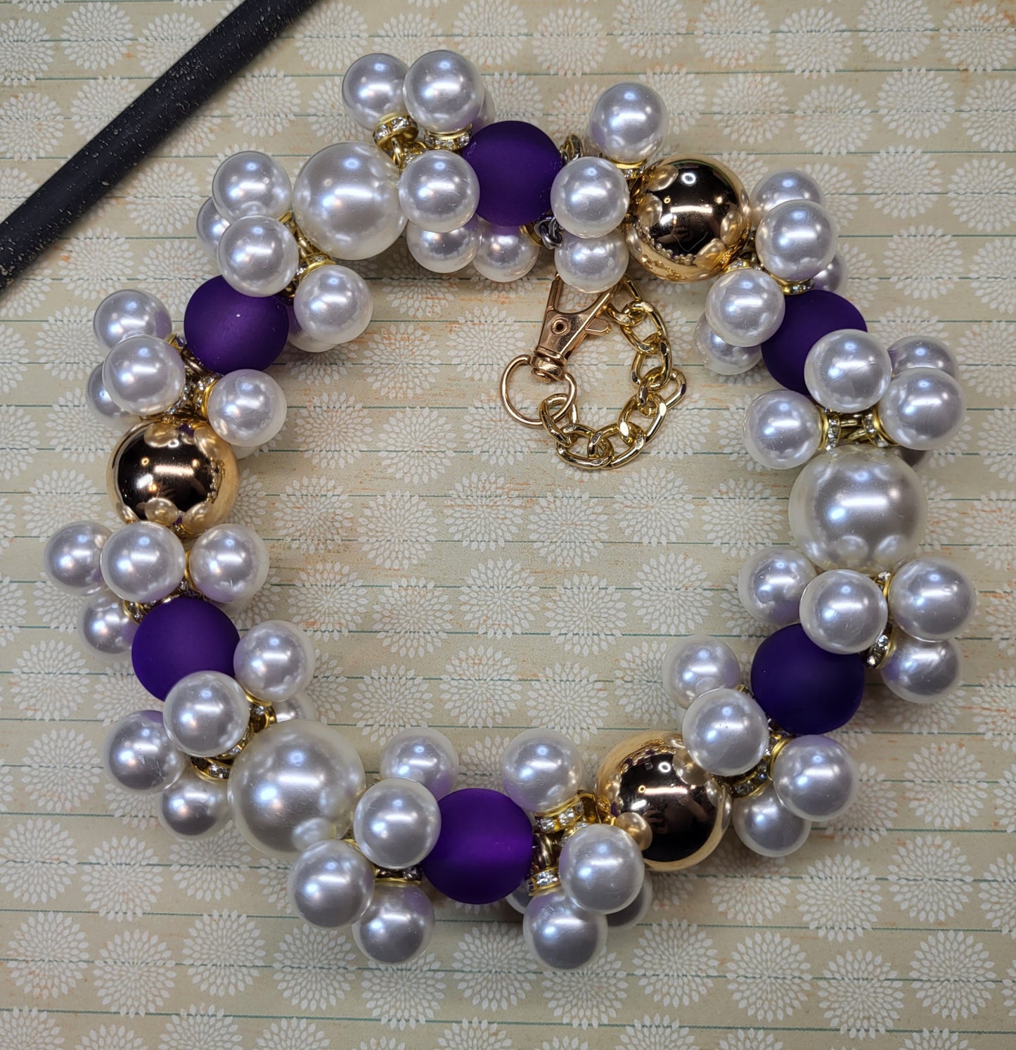 Custom Large Pearl Beaded Christmas Ornaments | Handmade Holiday Tree Decorations | Elegant Wire-Made Christmas Décor