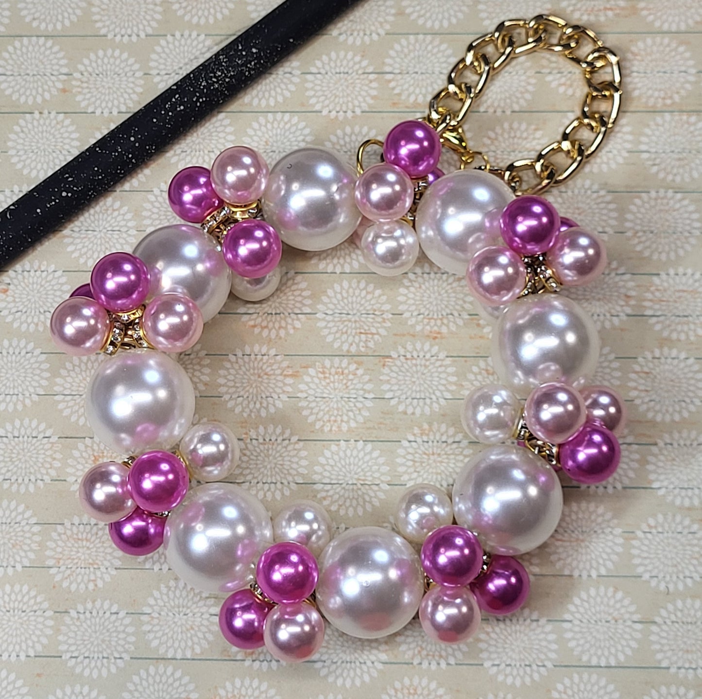 🎄 Mini Handmade Beaded Christmas Ornaments – Small Pearl & Acrylic Holiday Decorations on Stainless Steel Wire