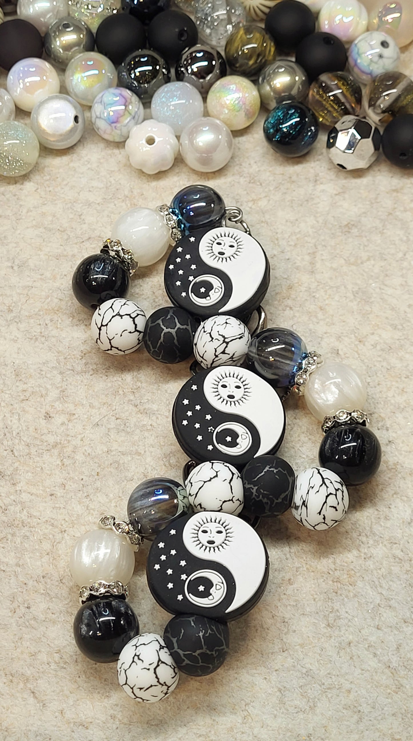 Infinity Charm – Multi-Use Beaded Keychain | 304 Stainless Steel Wire