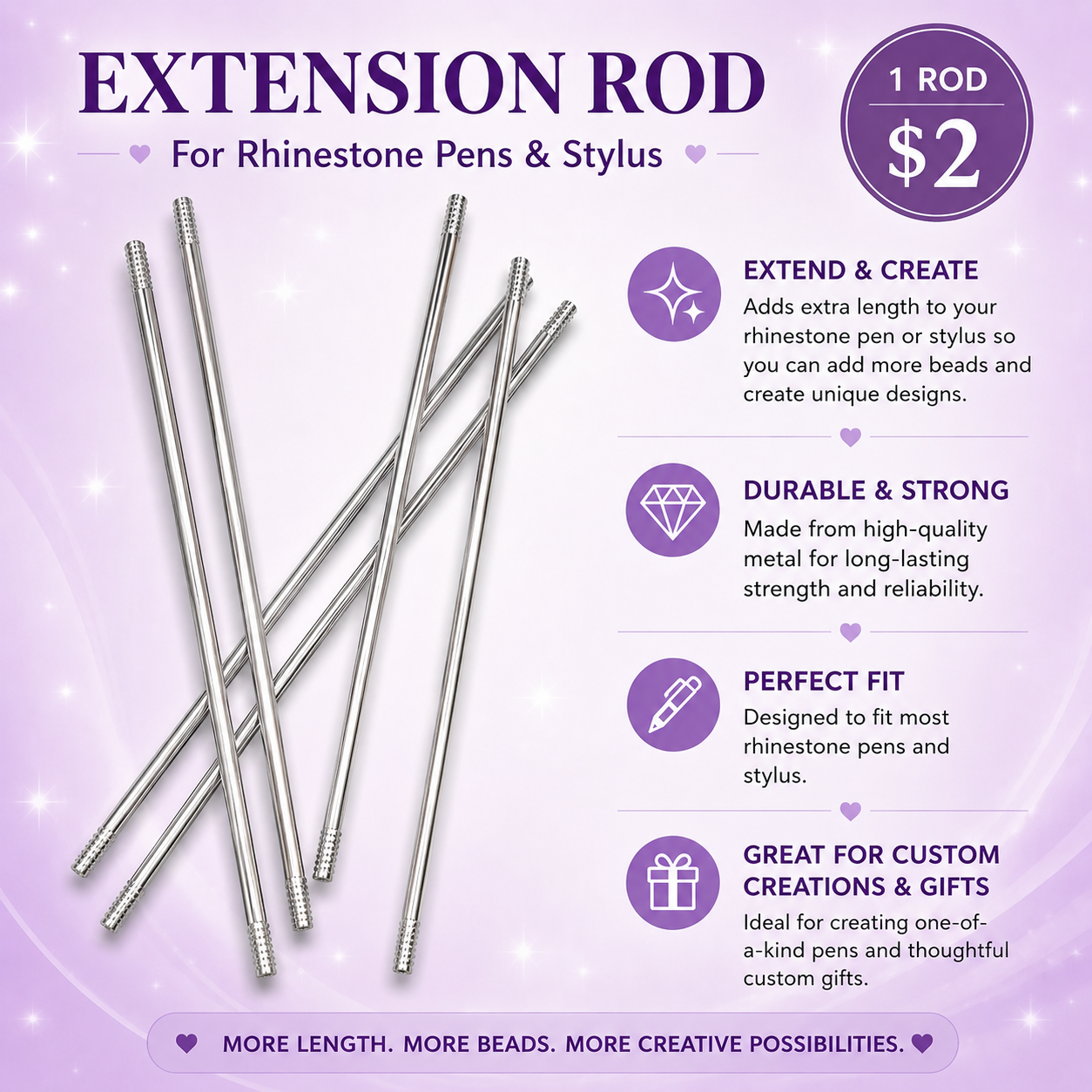 1 Extension rod for pen